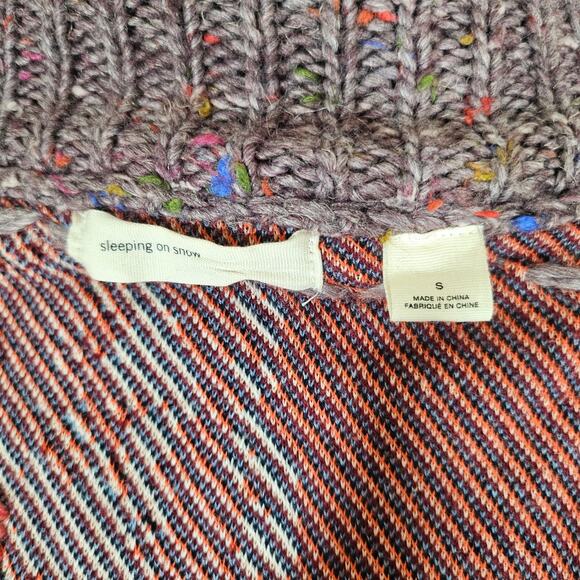 Rare Anthro Sleeping On Snow Embroidered Cardigan Sweater - Picture 7 of 8